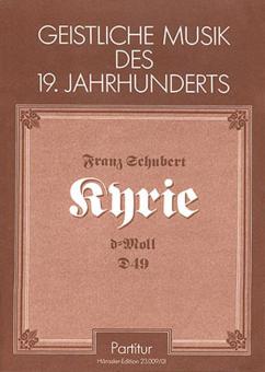 Kyrie für eine Messe in d-Moll D49 