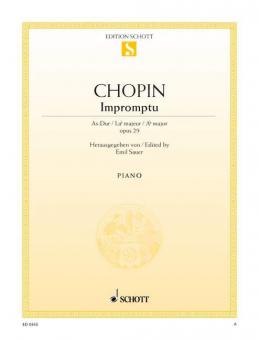 Impromptu A-Flat Major Op. 29 Download