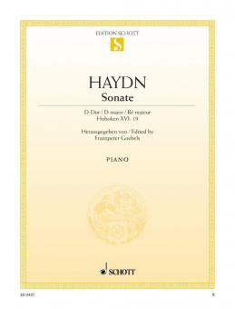 Sonata D major Hob. XVI:19 Download