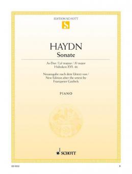 Sonata A Flat  major Hob. XVI:46 Download