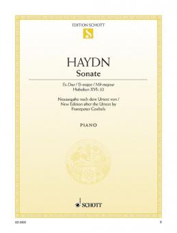 Sonata E flat major Hob. XVI:52 Download