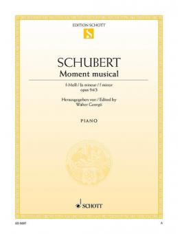 Moment musical No. 3 F Minor Download