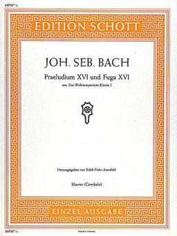 Prelude No. 16 and Fugue No. 16 G Minor BWV 861 Download