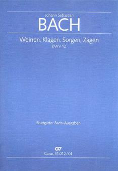 Weinen, Klagen, Sorgen, Zagen Standard
