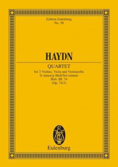 Streichquartett g-Moll, Reiter op. 74/3 Hob. III: 74 