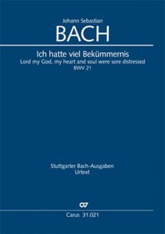 Ich hatte viel Bekümmernis (1. Fassung) Standard