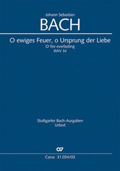 O fire everlasting BWV 34 