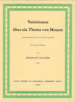 Variationen über ein Thema von Mozart op. 94 KV 131 Download