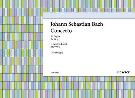 Concerto in d-Moll BWV 974 nach Alessandro Marcello Download