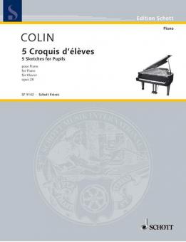 5 Croquis d'élèves op. 28 Download
