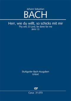 Herr, wie du willt, so schicks mit mir Standard