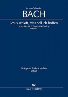 Jesus schläft, was soll ich hoffen Standard