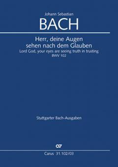Herr, deine Augen sehen nach dem Glauben Standard