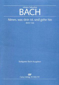 Nimm, was dein ist, und gehe hin 