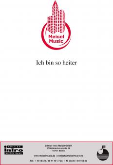 Ich bin so heiter 