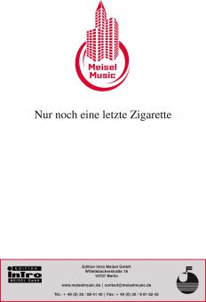 Nur noch eine letzte Zigarette 