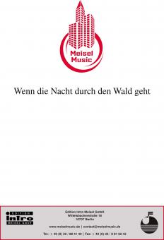 Wenn die Nacht durch den Wald geht 