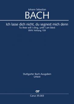Ich lasse dich nicht, du segnest mich denn 