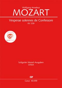 Vesperae solennes de Confessore KV339 Standard
