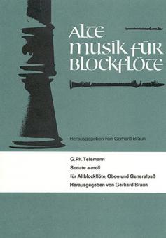 Sonate in a-Moll TWV42:a6 