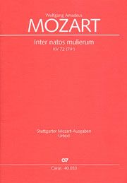 Inter natos mulierum KV 72 (74f) 
