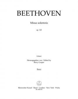 Missa solemnis op. 123 