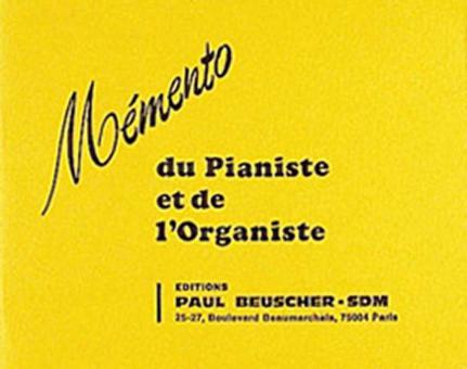Mémento de l'organiste 
