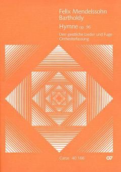 Hymne; Drei geistliche Lieder und Fuge 