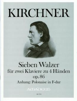 Seven waltzes for two pianos four hands 