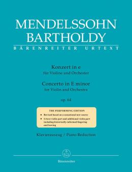 Concerto in E minor op. 64 for violin and orchestra Standard