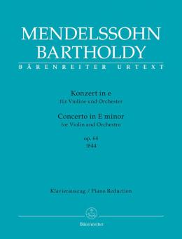 Concerto in E minor op. 64 for violin and orchestra Standard