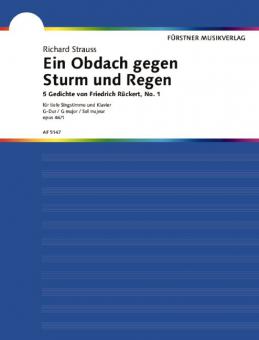Five Poems by Friedrich Rückert Op. 46/1 Download