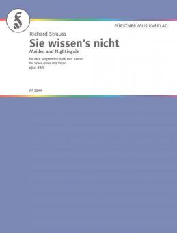 Eight Songs Op. 49/5 Download