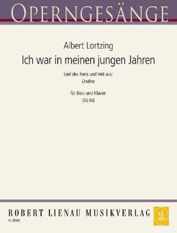 Ich war in meinen jungen Jahren (Undine) Standard