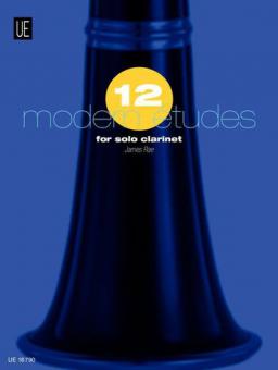 12 Modern Etudes For Solo Clarinet 