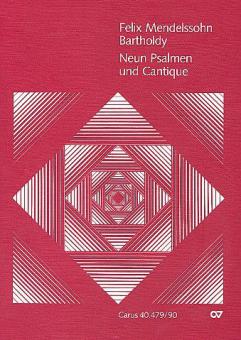 Mendelssohn: Neun Psalmen und das Cantique 