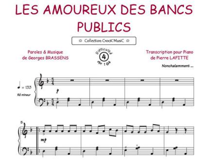 Les amoureux des bancs publics 