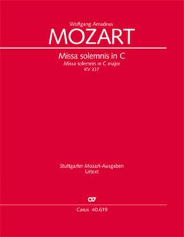 Missa solemnis in C-Dur KV337 Standard
