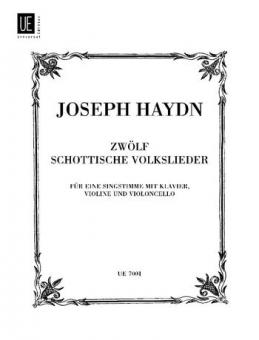 12 schottische Volkslieder 