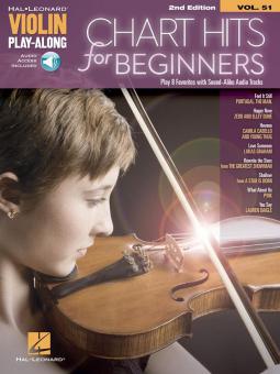 Violin Play-Along Vol. 51: Chart Hits for Beginners 