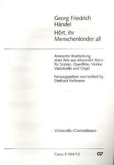 Hört ihr Menschenkinder all 