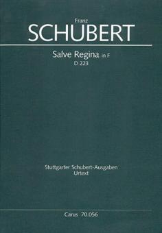 Salve Regina in F-Dur D223 