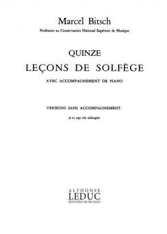 15 Lecons de Solfege en 7 Cles 