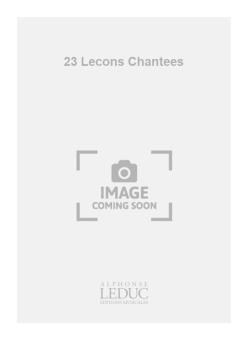 23 Lecons Chantees Progressives 3 Cles Vol. 1 