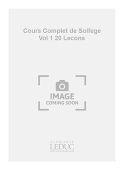 Cours Complet de Solfege / bl709 Vol. 1 