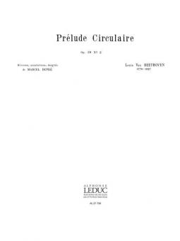 Prelude Circulaire Op. 39/2 