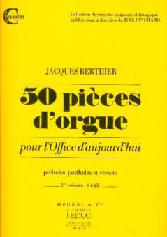 50 Pieces d'Orgue pour l'Office d'Aujourd Hui Vol. 1 
