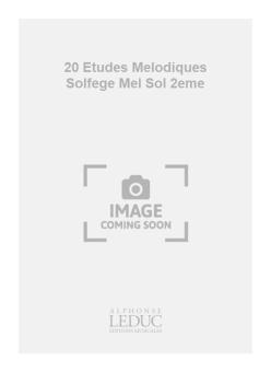 20 Etudes Melodiques Solfege à 3 Cles Melanges Version E 