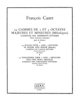 24 Gammes a 2 et 3 Octaves Majeures et Mineures 