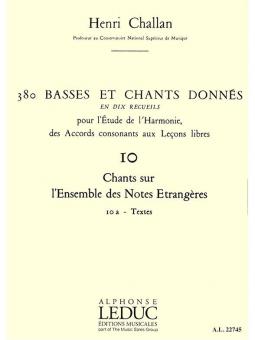 380 Basses and Songs Vol. 10a 